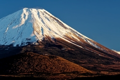 富士山巡礼　-夕照の子持ち富士-