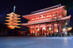 夜間拝観浅草寺