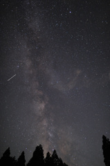 天川の星空