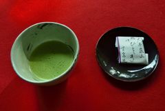 お抹茶と和菓子