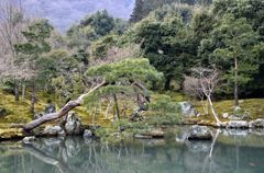 天龍寺・曹源池