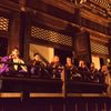 ライトアップに雅楽