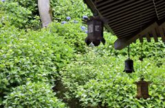 お堂の屋根下から（長谷寺）