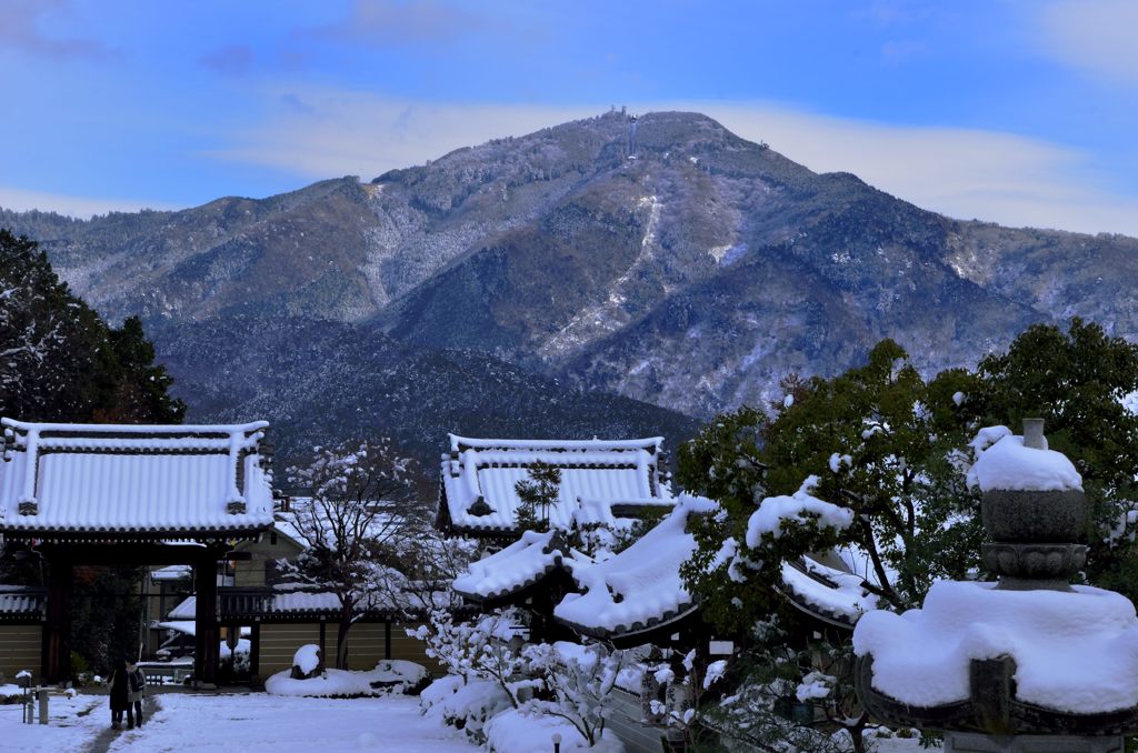 雪景色・比叡山