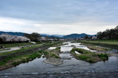 北大路の橋から