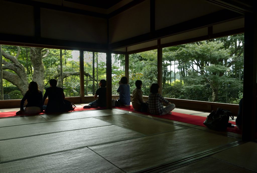 宝泉院・庭を望む