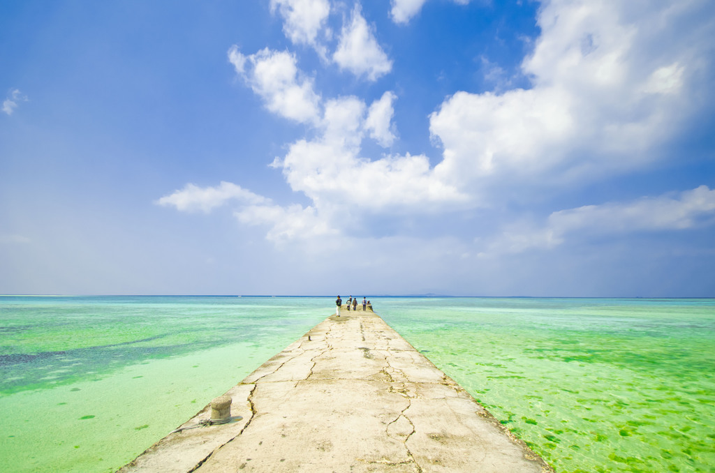 竹富島の桟橋