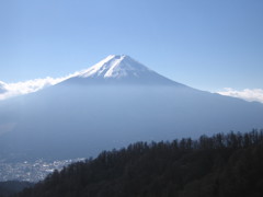 三つ峠より富士を