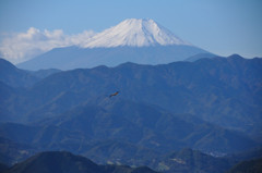 小仏城山より富士を