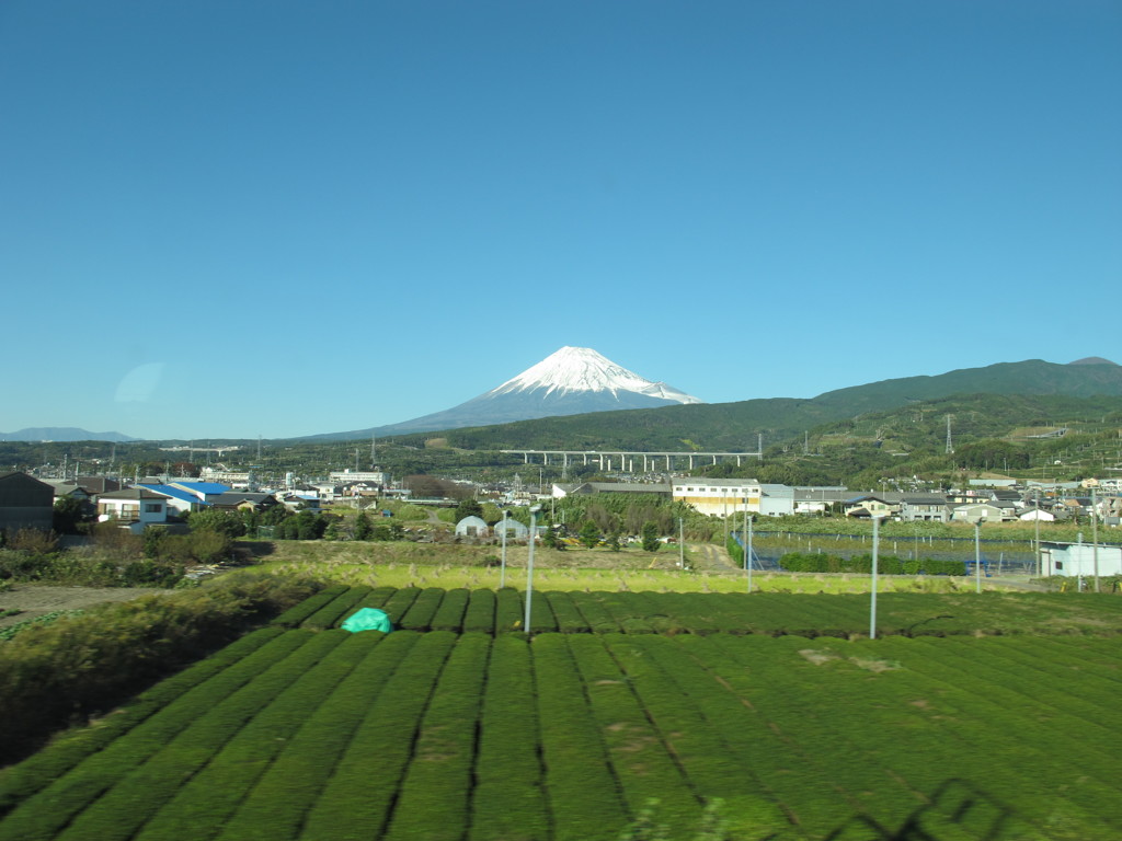 車窓より富士山