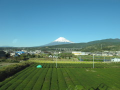 車窓より富士山