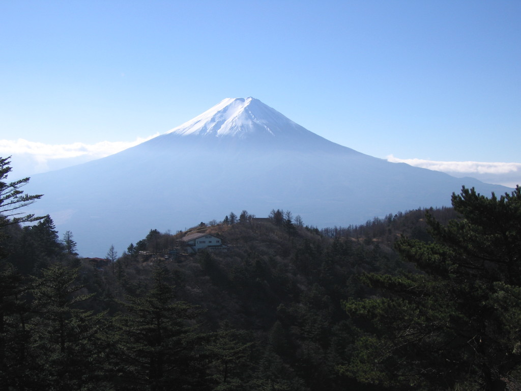 三つ峠より富士を