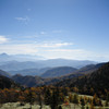 美ヶ原より八ヶ岳の山脈を・・・