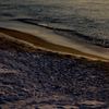 冬の砂浜グラデーション