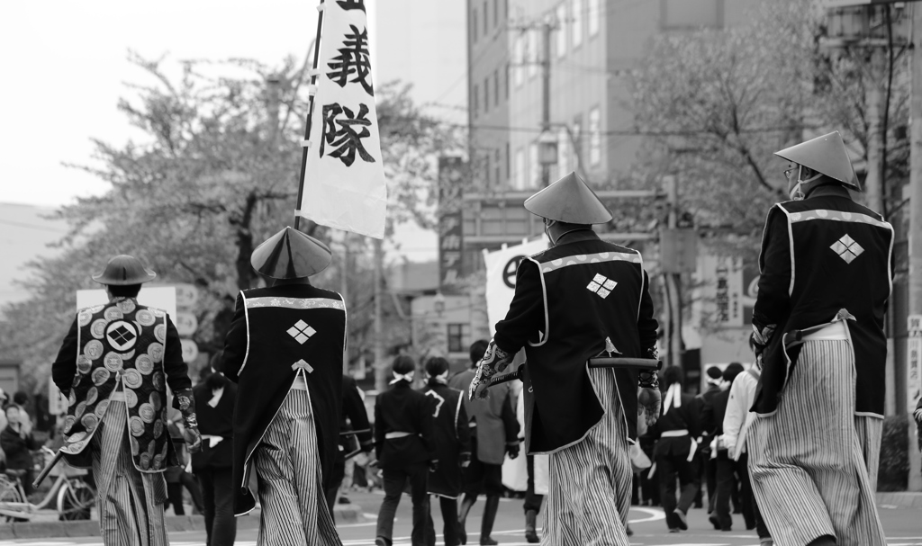 五稜郭祭の行列