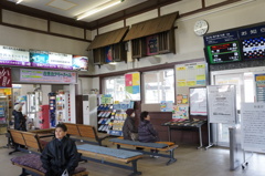 ほのぼの、電車待ち。