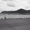 釣り人、少年