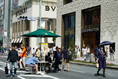 銀座へ行ってみました