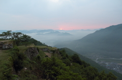 竹田城の夜明け