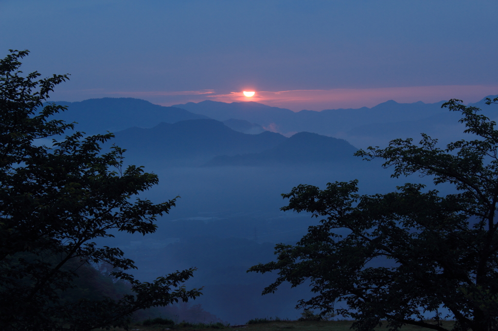 夜明けの雲海