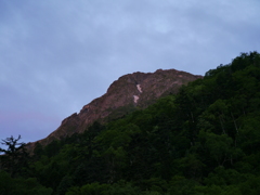 朝焼けの北岳