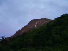 朝焼けの北岳