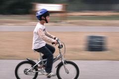 自転車の練習