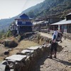 Village with stones