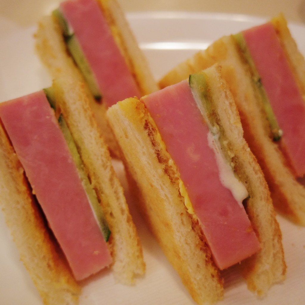 Ham toast sandwich