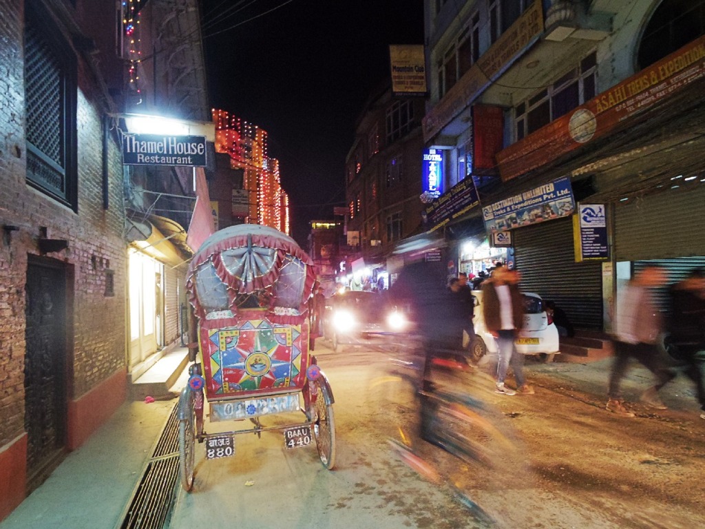 Thamel at night