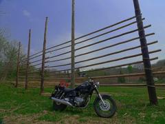 Rice drying hanger & HONDA Phantom200