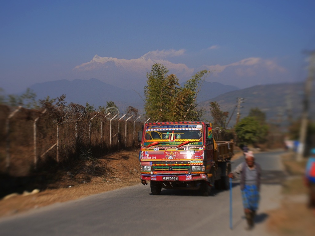 Annapurna through city road