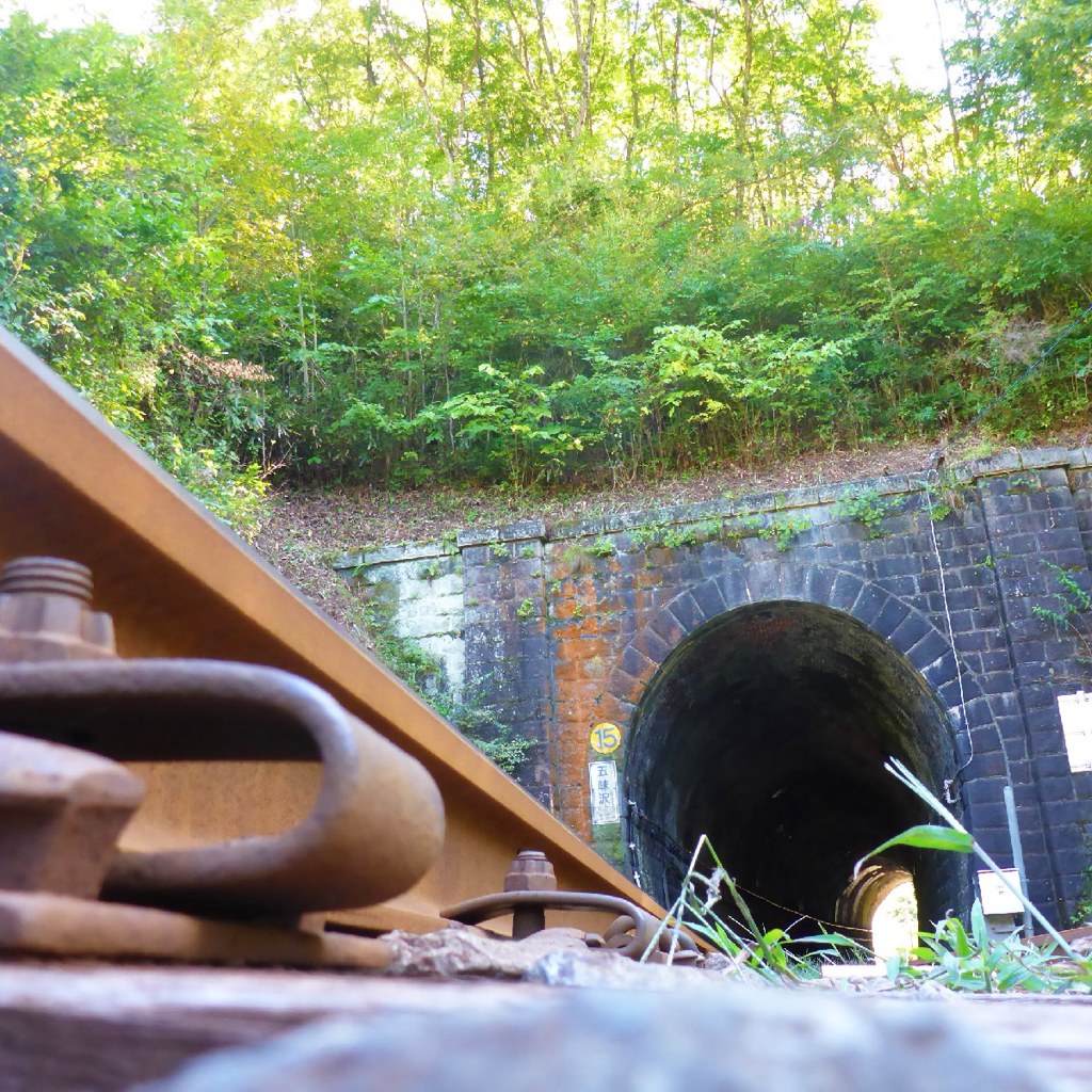 Old tunnel from low angle 