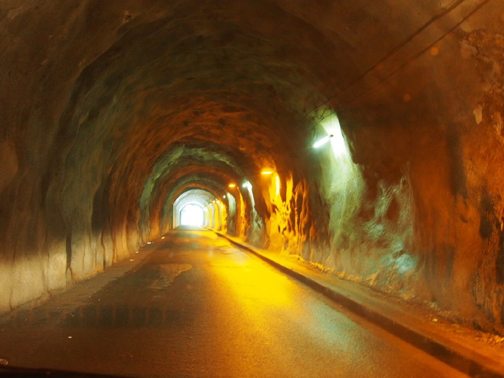 Mid of the tunnel 
