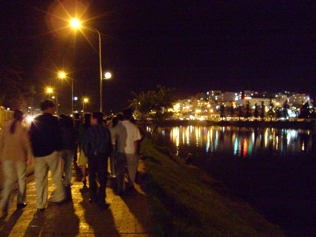 Đà Lạt市の夜景