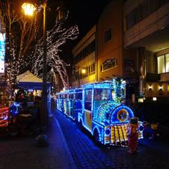 Illuminated train