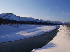 TADAMI river in winter 