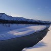 TADAMI river in winter 