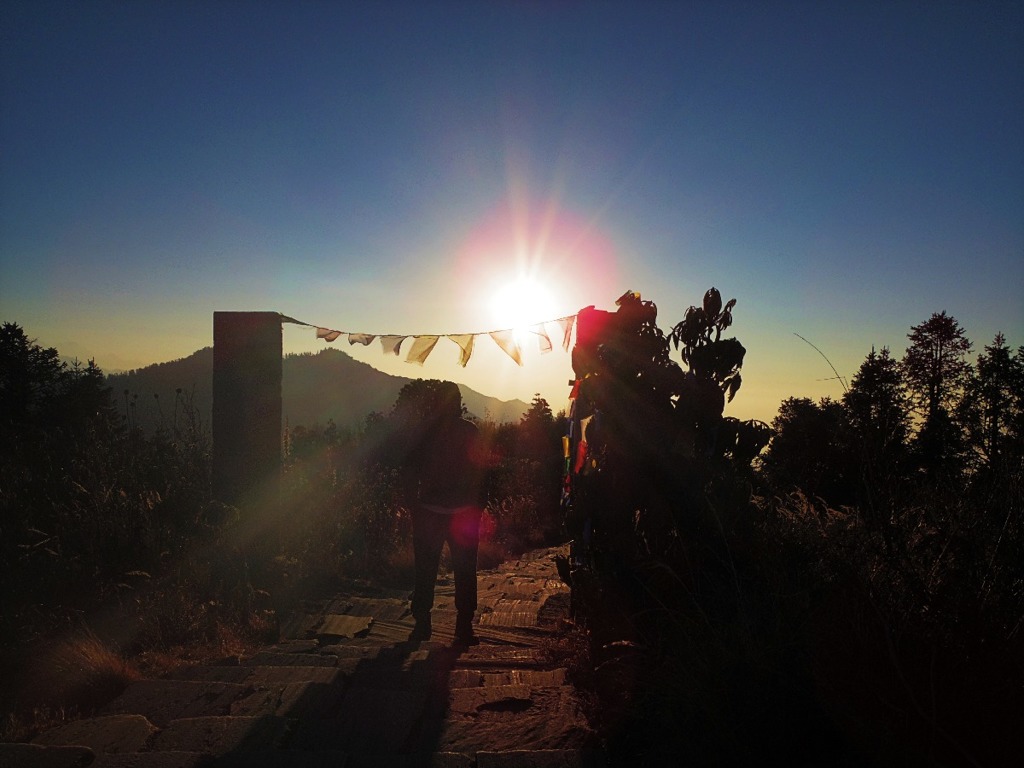 Dawn light at Poon hill