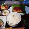 Lunch on garden table