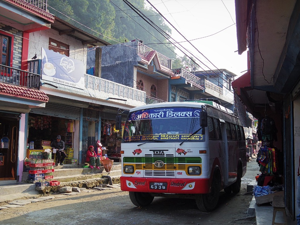 On the way to Birethanti