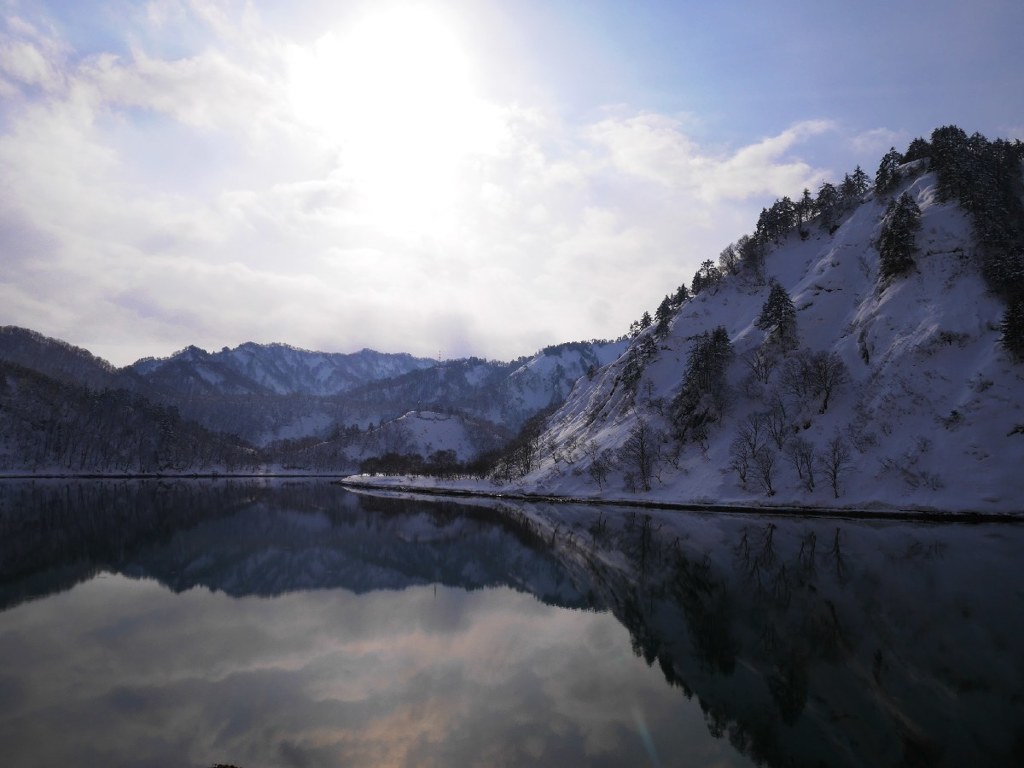 TADAMI river in winter 