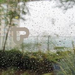 Rain drops on window 