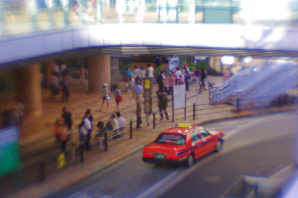 北千住駅前にて
