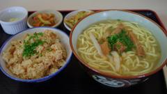 Jucie(seasoned rice) & Yaeyama Soba