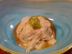Boiled YUBA(TOFU skin) with sesame paste