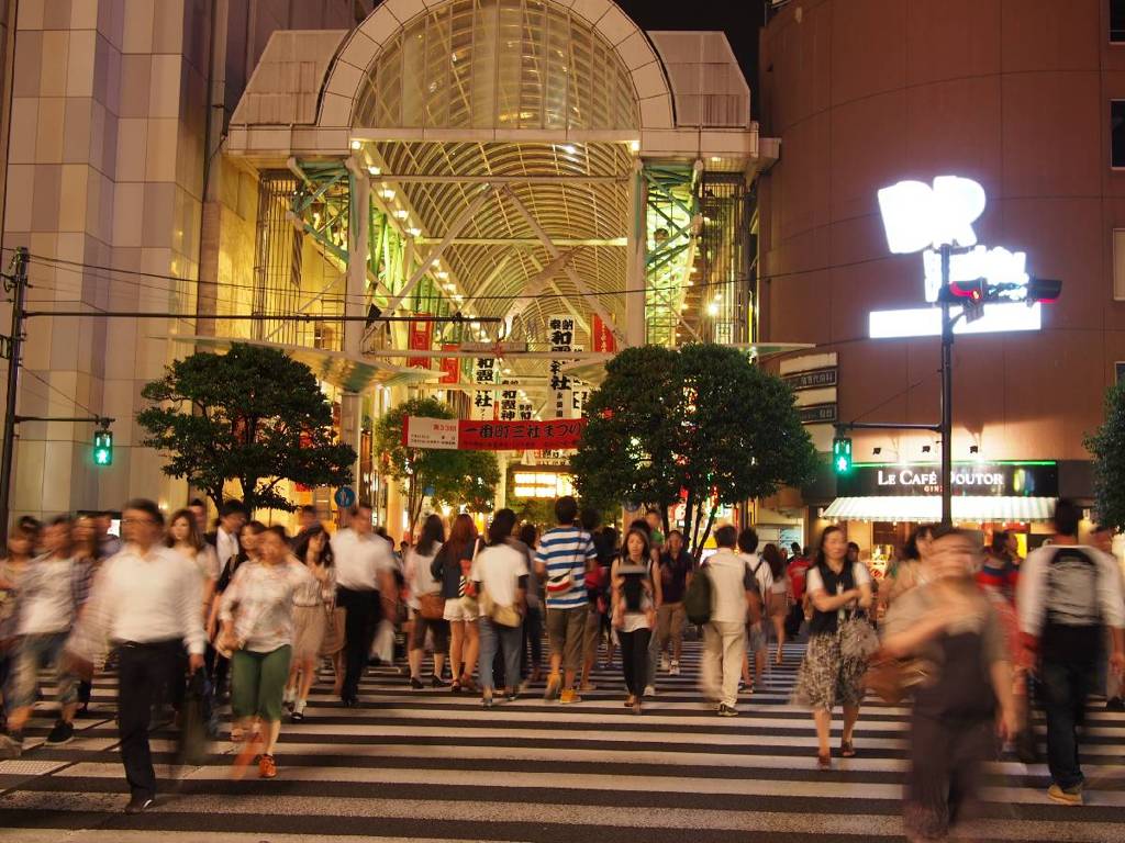 Shopping mall in SENDAI city