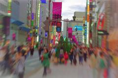 Pedestrian hour (Ginza, Japan)