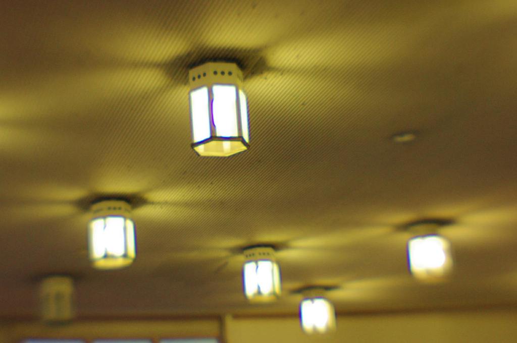 Ceiling lamps (Yokosuka railway station,