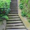 Alley steps (Lensbaby)